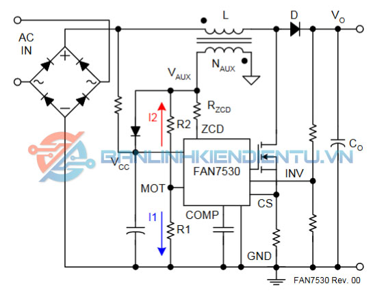 Mạch ứng dụng ​FAN7530