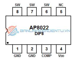 Sơ đồ chân AP8022