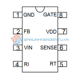 Sơ đồ chân CR6842