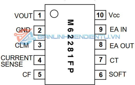 Sơ đồ chân M62281