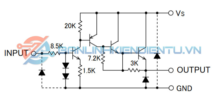 Sơ đồ tương đương M54562FP