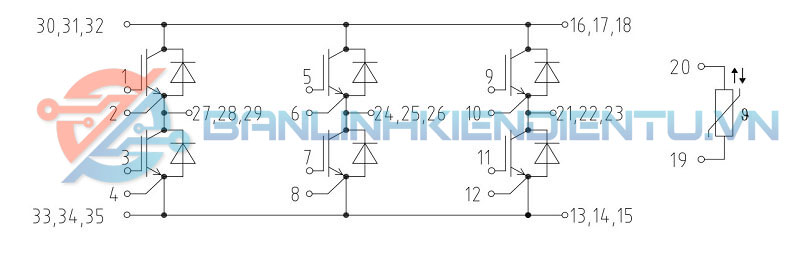 Sơ đồ cấu tạo FS100R12KT3