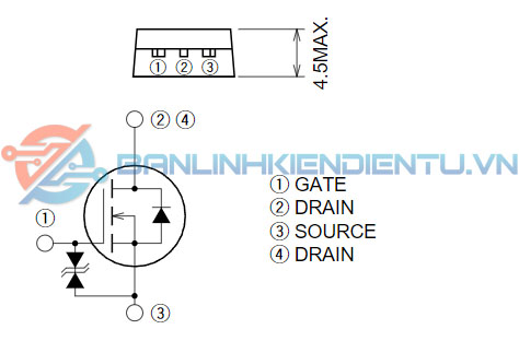 sơ đồ chân TK15J50D