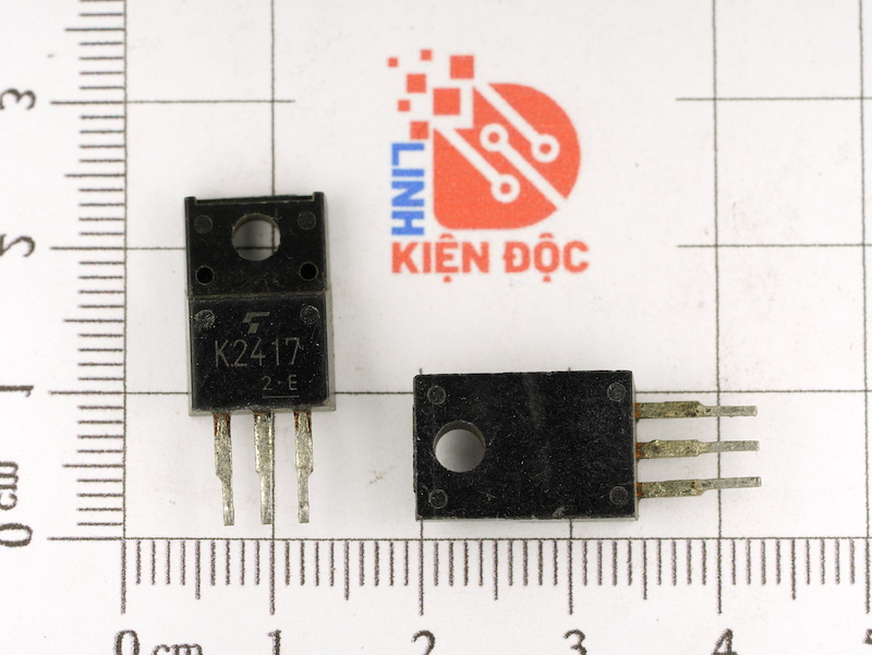 K2417, 2SK2417 Mosfet Kênh-N 8A/250V TO-220 tháo máy