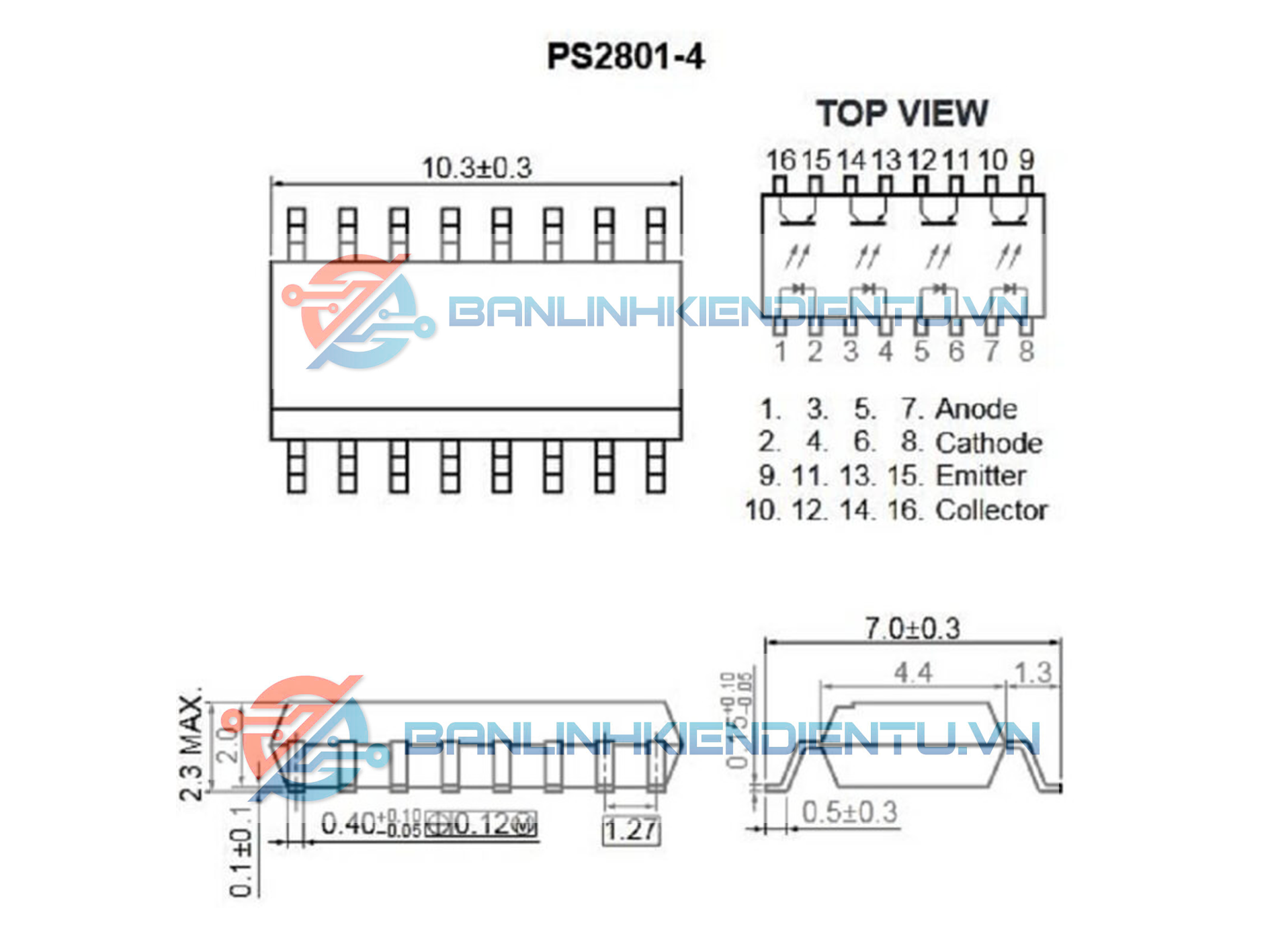 Kích thước PS2801-4