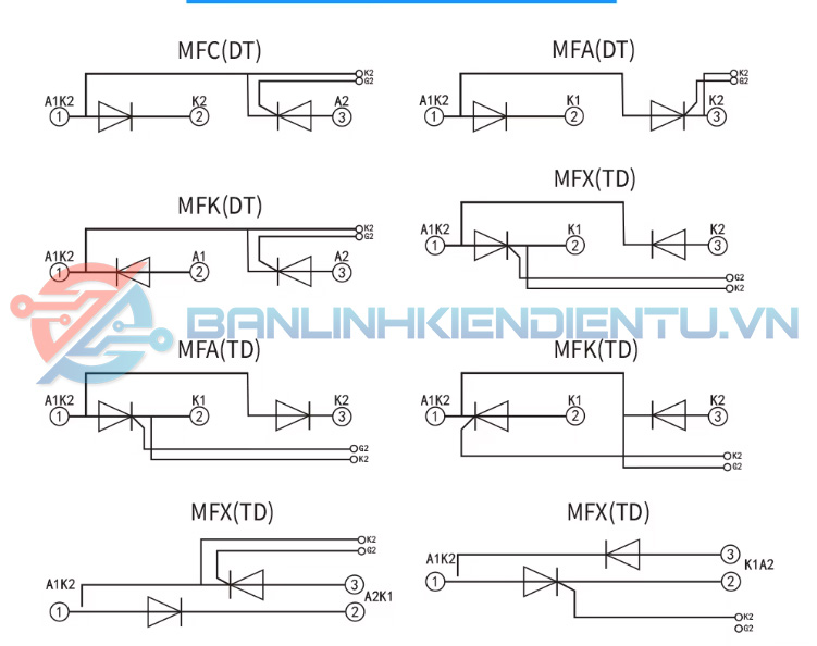 Sơ đồ mạch MFC350A-1600V