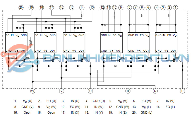 sơ đồ tương đương MIG75J6CSB1W