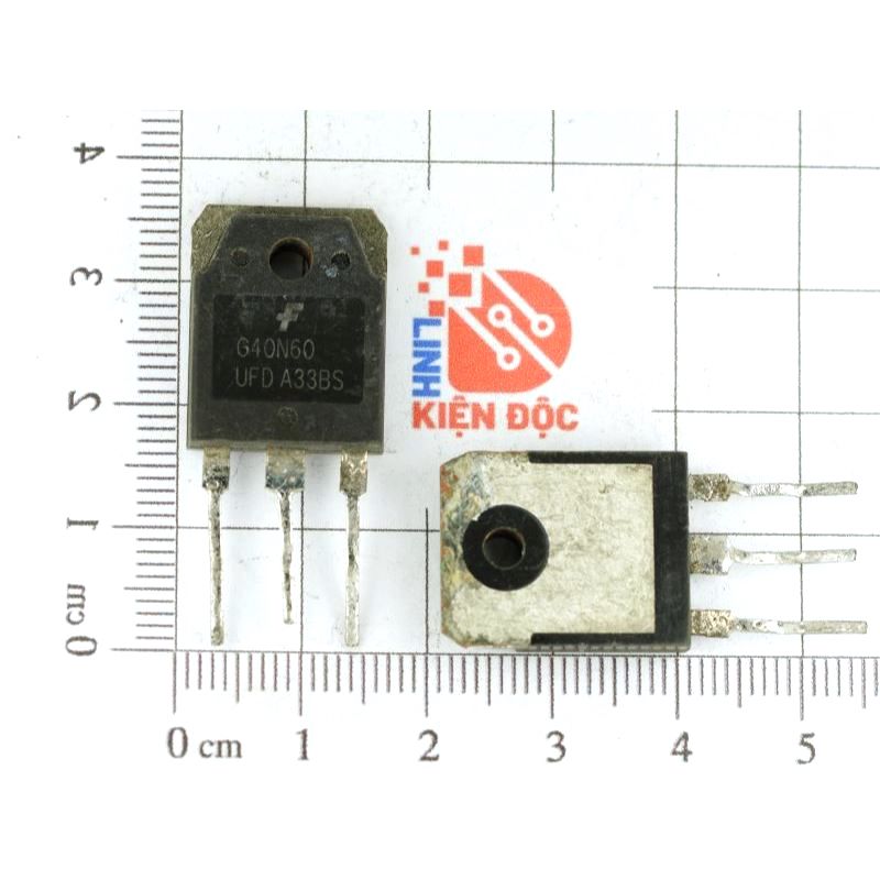 G40N60UFD, SGH40N60UFD, G40N60 IGBT 40A/600V TO-3P tháo máy
