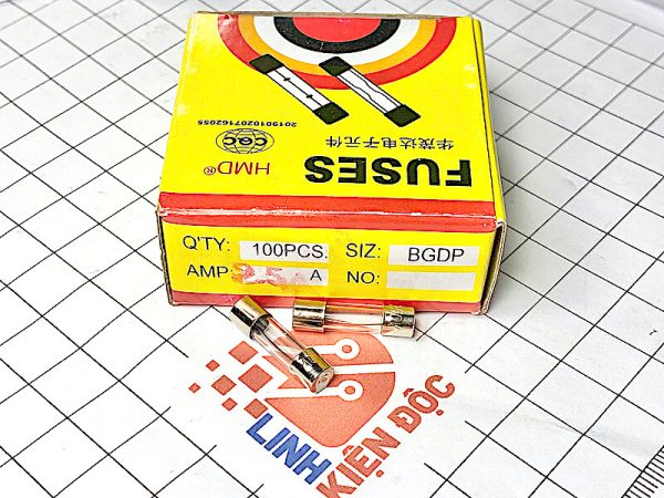 Hộp cầu chì thuỷ tinh 5*20mm 2.5A