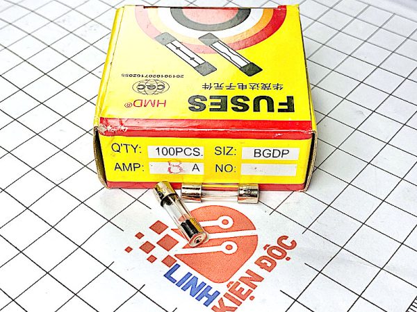Hộp cầu chì thuỷ tinh 5*20mm 8A