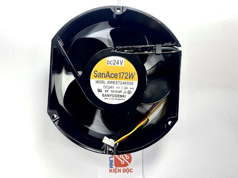 9WE5724K505 Quạt Làm Mát SANYO DENKI 24V-1.3A Kích Thước 172x150x51mm