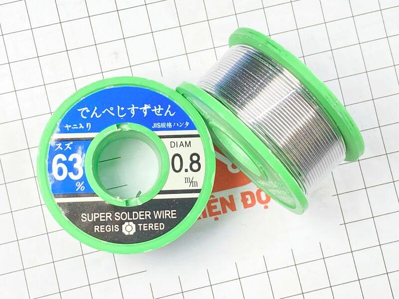 Thiếc Hàn Nhật Siêu Bóng 100G 0.8mm_2