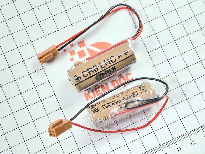 Pin CR8.LHC 3V Cho PLC, Servo, Máy CNC CÓ ĐIỆN TRỞ