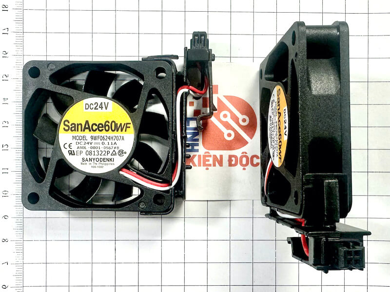 Quạt SANYO DENKI 9WF0624H707A 24V 0.11A 60x60x15mm 3 dây