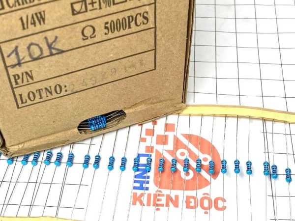 Điện trở 5 vạch 10K 1-4W