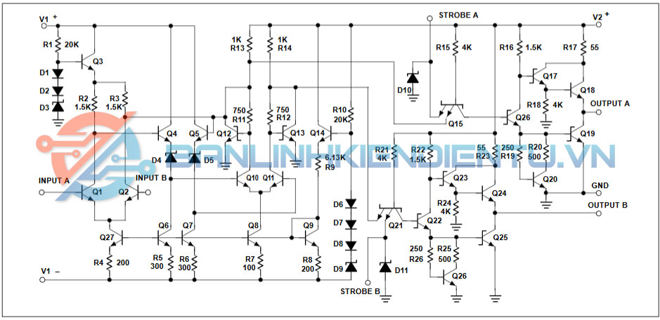 Sơ đồ tương đương NE529N