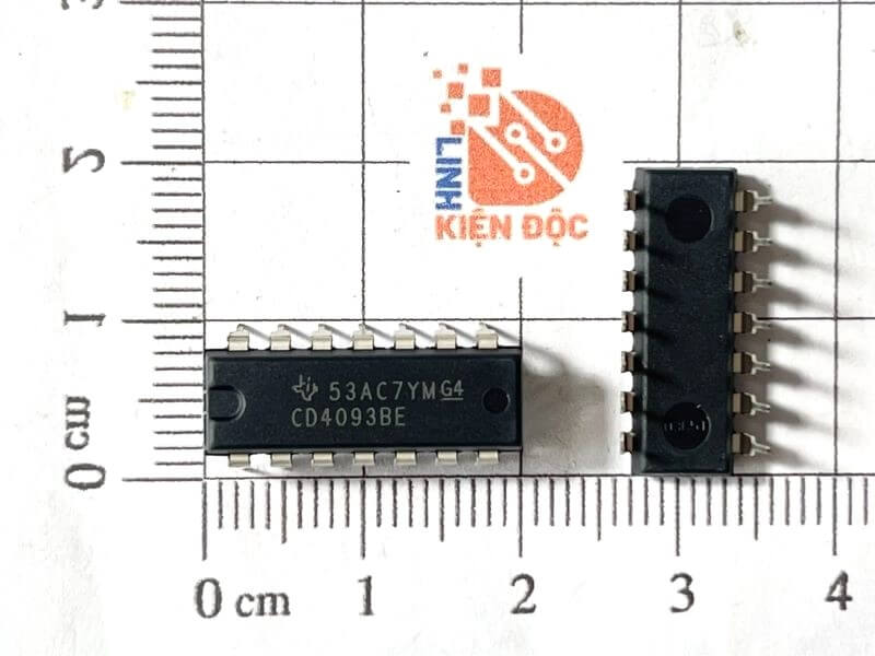 CD4093BE, CD4093 Dip 14 Hàng nhập khẩu