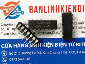 CD4093BE, CD4093 Dip 14 Hàng nhập khẩu