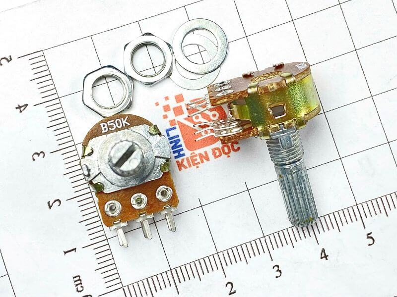 Chiết áp đôi WH148 B50K 20mm