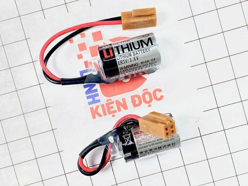 Pin ER3V 3.6V 1200mAh của Toshiba Giắc Cắm Nâu