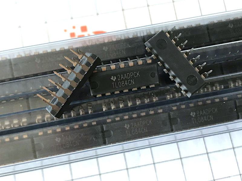 TL084CN, TL084 DIP-14 Hàng nhập khẩu