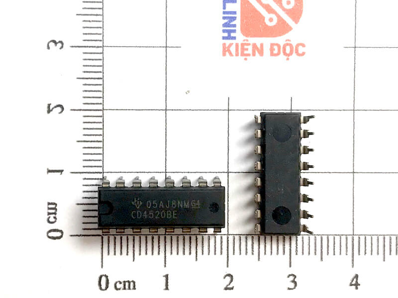 CD4520BE, CD4520 IC số Dip 16 hàng nhập khẩu
