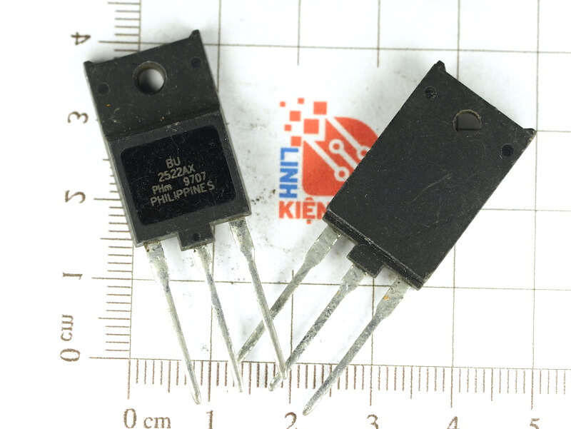 Transistor BU2522AX NPN 1500V 10A 45W TO-3P tháo máy