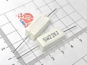 Điện trở sứ 5W 22K