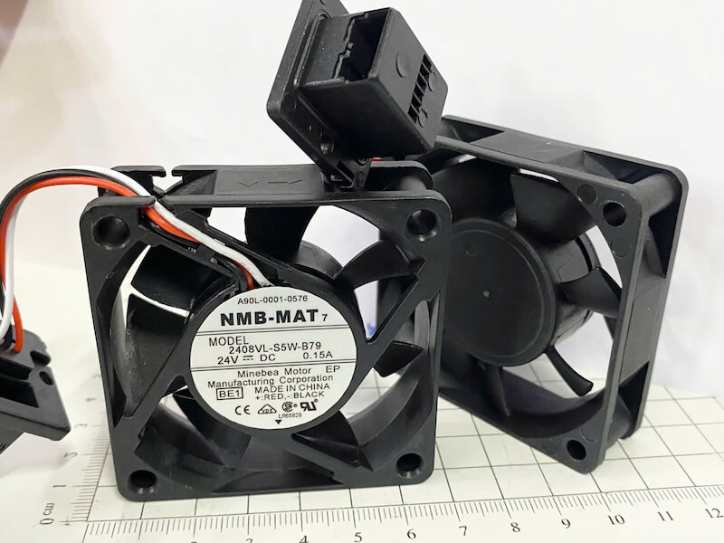 2408VL-S5W-B79, A90L-0001-0576 Quạt NMB-MAT 24VDC/0.15A Cho Động Cơ Fanuc Kích Thước 60x60x20mm - Ảnh 2