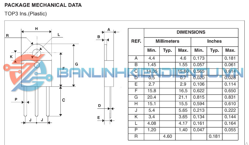 Kích thước BTW69200