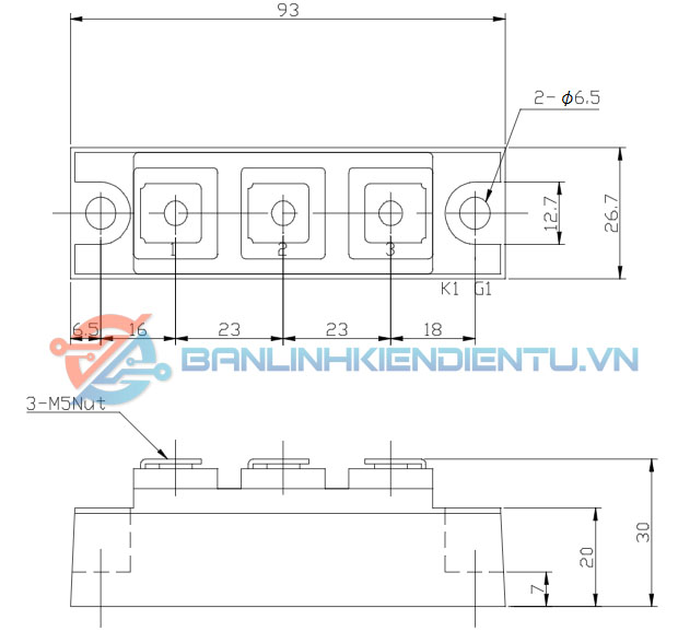 Kích thước PD6016A