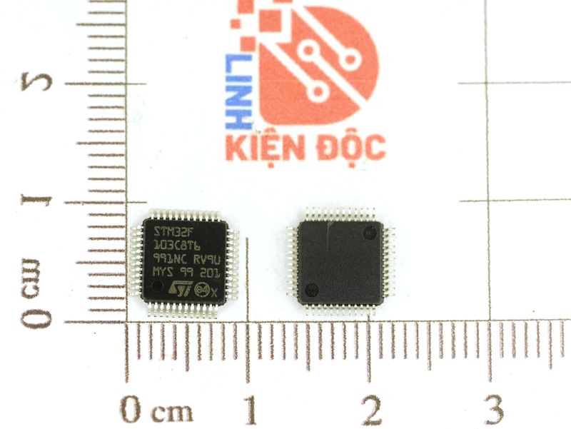 Vi sử lý ARM STM32F103C8T6 32bit của hãng ST nhập khẩu (loại đắt)