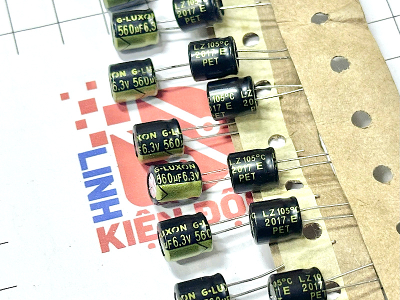 Tụ điện, tụ hóa 560uF 6.3V kích thước 8x9mm (hàng chính hãng) G-luxon_1