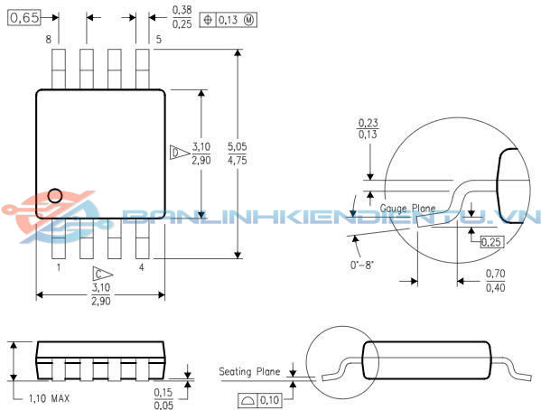 Kích thước LMV932MA