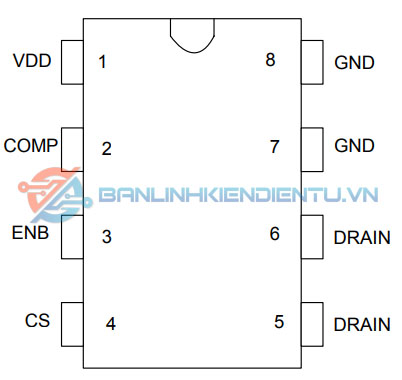 Sơ đồ chân OB2223AP