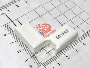 Điện trở sứ 5W 100K chân đứng-1