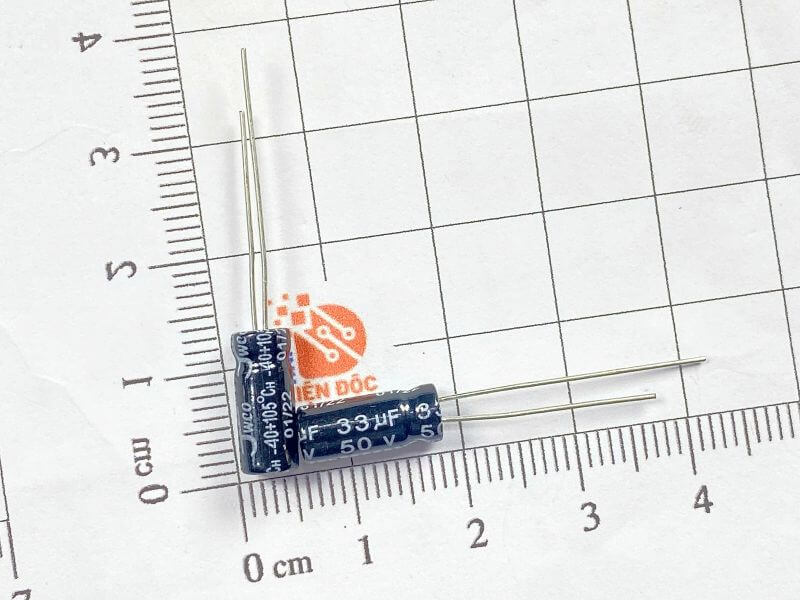 Tụ hóa 33uF 50V kích thước 5x11mm_1