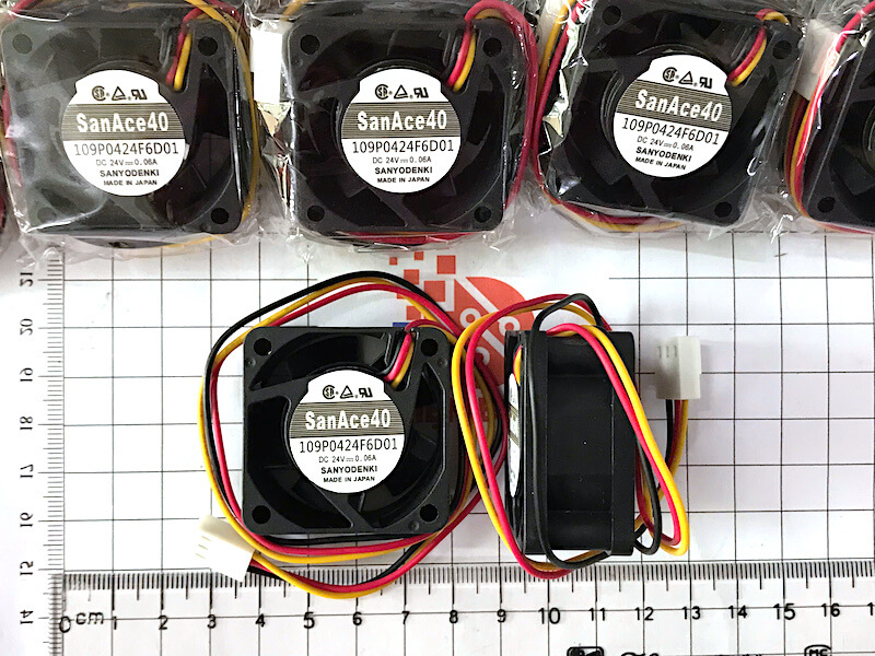 Quạt Sanyo Denki 109P0424F6D01 SanAce40 24VDC 0.06A 40x40x20mm
