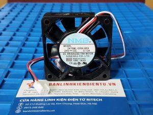 Quạt NMB 2410ML-05W-B59 0.13A 24V 60x60x15mm