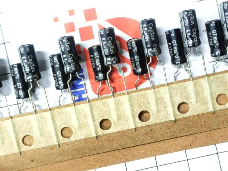 Tụ hóa CapXon 6.8uF 50V 5x11mm