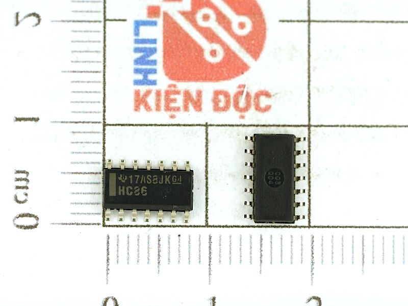 74HC86D 74HC86 IC số hãng TEXAS SOP-14 3.9mm