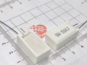 Điện trở sứ 5W 51K chân đứng-1