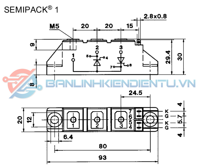 Kích thước SKKH106_16E (mm)