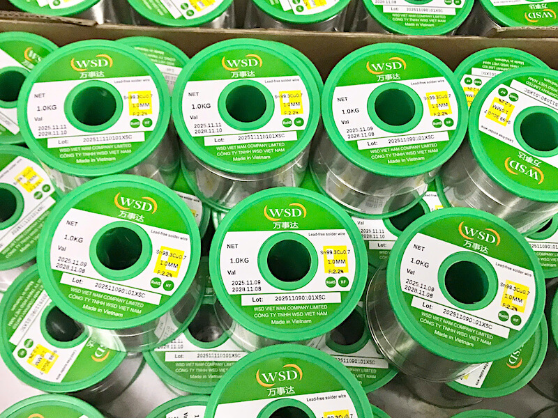 Thiếc hàn không chì 1kg 1.0mm 99.3% thiếc