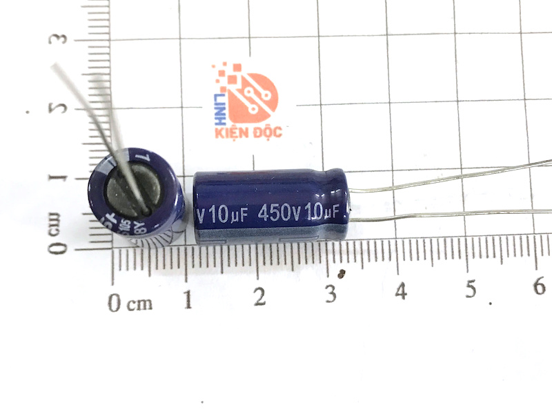 Tụ hóa AiSHi 10uF 450V 10x20mm