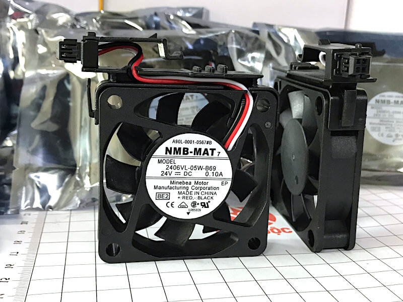 Quạt NMB – MAT A90L-0001-0567#A 2406VL-05W-B69 24V 0.1A 60x60x15mm 3 dây