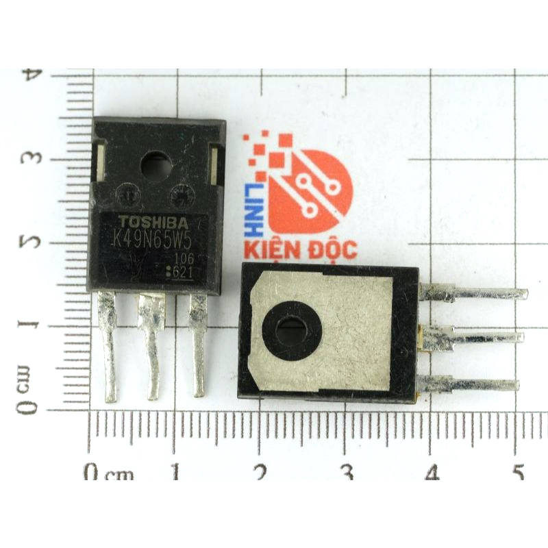 K49N65W5 TK49N65W5 Mosfet Kênh N 49A 650V TO247 (tháo máy)