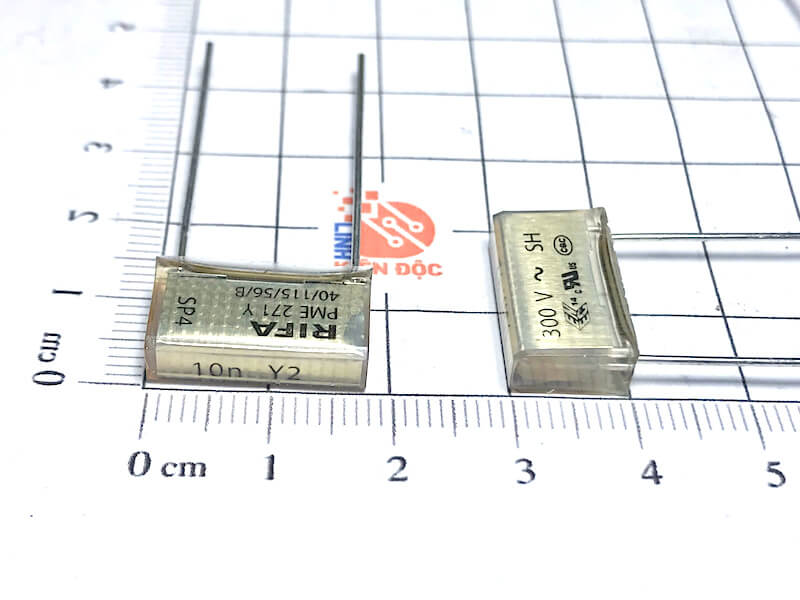 Tụ Rifa 0.01uF 10nF 300VAC Y2 PME271Y