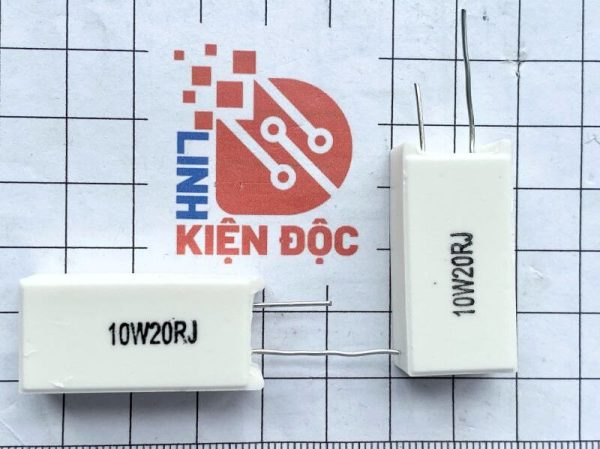 Điện trở sứ 10W 20R(chân đứng)_4