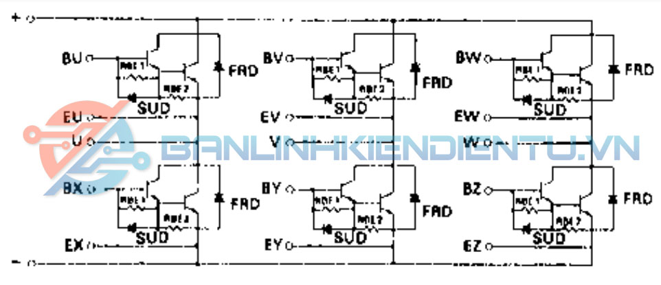 Sơ đồ cấu tạo trong 6DI30B-050